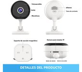 1 pc Camera, Smart Night Vision, Wireless WiFi Remote Monitoring Camera, Home Safety Monitor, Two-way Intercom, Mobile Detectio