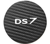 2 PCS Carbon Fiber PU Leather Water Cup Holder Pads For Citroen DS SPIRIT DS DS3 DS4 DS5 DS6 DS7 DS9 Auto Interior Accessories