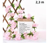 230cm Artificial Sakura Flowers Vine Wedding Garden Arch Home Party Decoration Christmas Bridal Fake Plants Decor Flower Vines