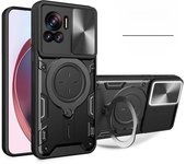Magsafe Magnetic Camera protection case for Motorola Moto Edge 40 30 Neo Ultra Fusion Armor Hybrid Metal Ring Back Cover
