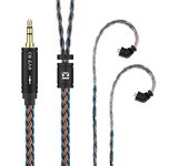 KBEAR ST16 Plus 5N OCC Silver-Plated Wire 2m IEM Cable QDC Balanced Replaceable Cable Earbuds Earphone Connector For KZ ZS12 PRO