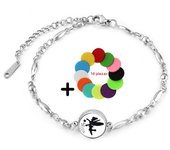 New Aromatherapy Locket Bracelet 12mm Essential Oil Diffuser Perfume Bangles Tree of Life High Quality Stainless Steel Jewelry