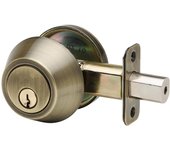 Copper Door Lock Cylinder Deadbolt Chrome Metal Dead Home Door Gate Single Cylinder Bolt Door Lock