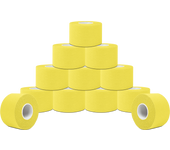 12 Rollos de Cinta Adhesiva Deportiva Sport Tape 3,8 cm x 10 m 100% Algodón | Fútbol, Baloncesto, Voleibol, Escalada