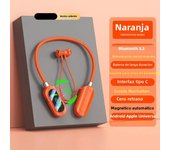 #LED Super Power Bluetooth 5.3 Earphones HiFi Sound Earbuds Magnetic Wireless Headphones Sports Waterproof Neck-hanging Headsets