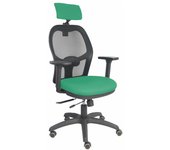 Silla de Oficina con Cabecero Piqueras y Crespo B3DRPCR Verde Esmeralda