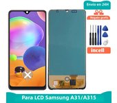 Super Amoled Pantalla For Samsung A31 A315 A315F 315F/DS LCD Screen Touch Screen Digital with Frame with Fingerprints