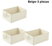 1/3/5PCS Windowable Cotton Linen Storage Box Large Capacity Clothes Storage Box Foldable Storage Box Drawer Clothes Organizer