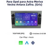 Android 13 Car Radio Wireless Carplay RDS For Opel Astra H G J Meriva Vectra C Antara Zafira B Corsa D Multimedia Navigation GPS