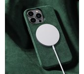 Luxury Leather Case for IPhone 16 Pro Max 14 15 Magnetic Wireless Charger Cover for IPhone 12 13 14 Pro Max Plus Shockproof Case