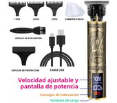 Vintage Hair Cutting Machine Cordless Trimmer portable USB Fast Charging Hair Clippe Electric Shaver Barber Professional Barber
