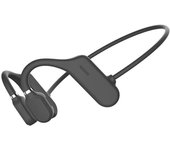 Bone driven headphones with Bluetooth, wireless, stereo, high fidelity, and microphone (black)
