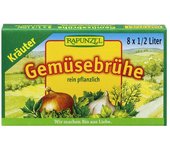PACK 4 UDS. - Cubitos de Caldo Vegetal con Hierbas Eco Vegan 12 Cubitos Rapunzel
