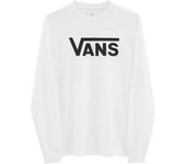 Camiseta de Manga Larga Vans Classic Ls para hombre en color blanco
