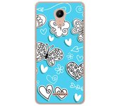Tumundosmartphone Funda Gel Tpu para Wiko Tommy2 Diseño Mariposas Dibujos