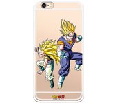 Funda original compatible con iPhone 6 o 6S con un diseño de Dragon Ball Z Gotenks y Vegito