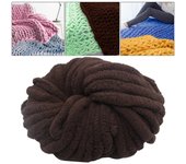 Chunky Chenille Yarn Gauge 7 Plush Jumbo Yarn Acrylic Thick Yarn Bulky Yarn for Hat Crochet Bed Arm Knitting Throw