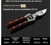 WYNN'S SK5 Steel Garden Pruning Shears 7" 8" 9" Hand Pruners Garden Clippers Hand Tools for Gardening Fruit Flower Tree Scissors