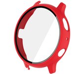 Case+Glass For Samsung Galaxy Watch Active 2 44mm 40mm Cover Bumper Accessories Protector Full Coverage Matte Screen Protection