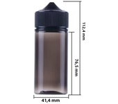 1PC 10/30/50/100ml PET Empty Bottle Pointed Bottle Plastic Dropper Bottle Oil Filling Bottle For Liquid Jar Juice Nail Gel