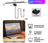 Curved RGB LED Monitor Light Bar Computer Screen lamps PC Desk Lamp USB Touch Dimmable Reading Office Gaming Gamer Lighting