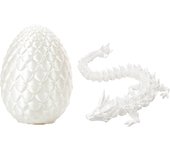 Full Articulated Dragon 8.7 Inch Articulated Dragon with A Egg 3D Printed Gem Dragon Toy Decompression Creative Toys