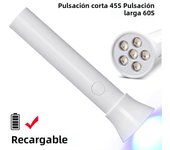 LULAA Handheld Salon Quick Dry USB Nail Dryer Machine Home Phototherapy Tools Rechargeable UV LED Nail Lamp Mini Flashlight Pen