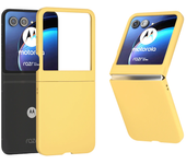 Ultrathin Skin Feel Candy Color Flip Case for Motorola Moto Razr 50 Ultra 40 Ultra Razr 50 5G PC with Film Protection Back Cover