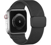 Magnetic Loop For Apple Watch Band 40mm 44mm 45mm 49mm 41mm 38mm Scrunchie Nylon bracelet iwatch ultra 2 Series 9 3 7 8 se strap