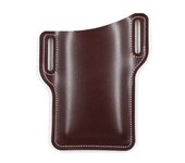 Men Phone Case Holster Cellphone Loop Holster Belt Waist Bag Props Leather Purse Phone Wallet Running Pouch Travel Camping Bags