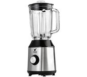 Batidora de Vaso con Cuerpo de Acero Inoxidable y Potente Motor de 600W Batidora de vaso con capacidad de 1.5 litros y potente motor de 600W para preparar deliciosos batidos y purés.