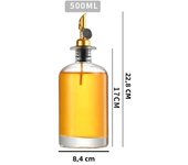1PC Glass Olive Oil Dispenser Bottle Seasoning Bottle Vinegar Bottle Condiment Container Kitchen Stuff Kitchen Gadgets Supplies