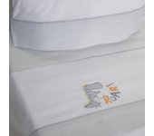 10XDIEZ Juego de sábanas cuna roar 327 / - Tejidos suaves y resistentes que garantizan confort y protección para el bebé