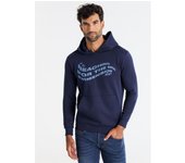 SIX VALVES - Sudadera con capucha grafica slogan con movimiento