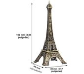 Paris Effiel Tower Figures Statues Building Model Fashion Romantic Retro Bronze Sculpture Home Desktop Metal Decorative Ornament