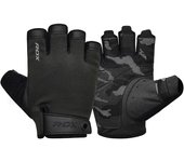Guantes RDX Medio Dedo para Levantamiento de Pesas - Soporte Elástico y Largo