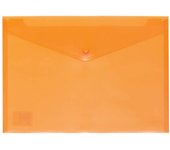 SOBRE POLIPROPILENO FOLIO SOLAPA C/BROCHE PLASTICO NARANJA CARCHIVO 342K52