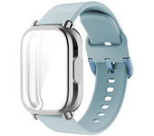 22mm Silicone Strap With Case For Xiaomi Redmi Watch 5 Active Lite Smart Watch Wrist Band And Case For Redmi Watch 5 Active Lite