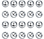 20/100pcs Piercing Replacement Balls Body Jewelry Piercing Barbell Parts 316L Surgical Steel Balls 16G 14G 18G 20G