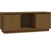 vidaXL Mueble para TV de madera maciza de pino 110,5x35x44 cm, Mueble de Salon, Mueble TV, Mueble TV salon, Mesa de TV, Mueble tele