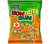 COLOMBINA- BON BON BUM DIFERTENES SABORES BOLSA DE 24 UND.