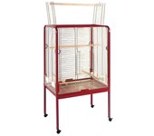 Suinga Jaula Loro Modelo Dublín 85x54x150 Cm con Comederos Bebederos y Palos