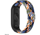 Bracelet for Mi band 6 7 Strap Elastic adjustable Nylon Braided Miband4 miband 5 correa Wristband for xiaomi Mi band 4 3 5 6 7