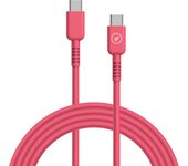 Muvit for change cable tipo c a tipo c 3a/60w 1.2m magenta