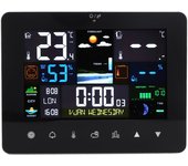 Termómetro al Aire Libre interior inalámbrico de La Estación Meteorológica de Digitaces de la pantalla táctil colorida