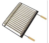 Parrilla barbacoa IMEX EL ZORRO inox. 71x41cm. 71621