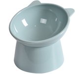 High Foot Cat Bowl Tilt Cartoon Neck Protection Anti overturning Pet Bowl Dog Bowl Food Bowl