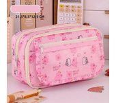 Capybara Multi-Layer Large Capacity Pencil Case Cartoon Stationery Organizer Cute Multi-Functional Pen Pouch for School Supplies