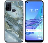 Tumundosmartphone Funda Gel Tpu para Oppo A53 / A53s diseño Mármol 09 Dibujos