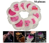 10pcs 9cm/10cm Gas Lantern Mantles Gauze Mesh Camping Lights Non-Radioactive Safe Outdoor Tools Non-Polluting Light Lamp Mantle